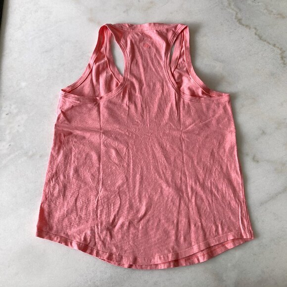 Lululemon Love Tank II racerback tank top / shirt, sleeveless (size 8) pink - Picture 4 of 5